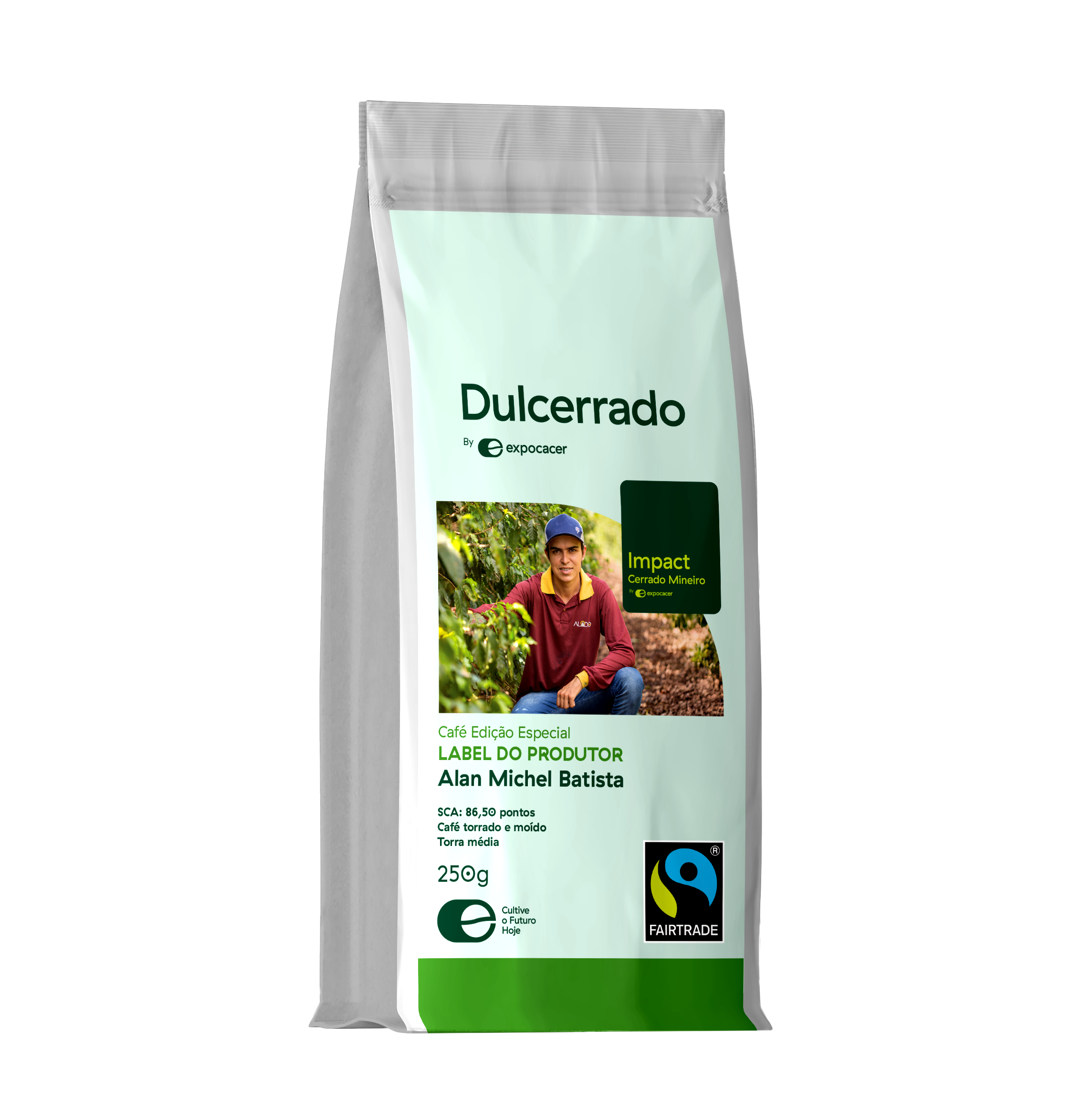 Café Edição Fair Trade do Produtor Alan Michel - 250g Grãos